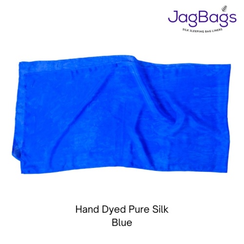 JagBag Long Silk Scarf - Blue